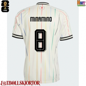 Japan Takumi Minamino #8 Bortatröja VM 2026 Kortärmad